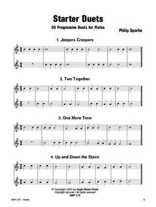 Starter Duets For Flutes - Philip Sparke - Partition